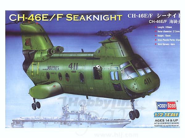 Hobby Boss 1/72 CH-46E/F Sea Knight | 6939319272232