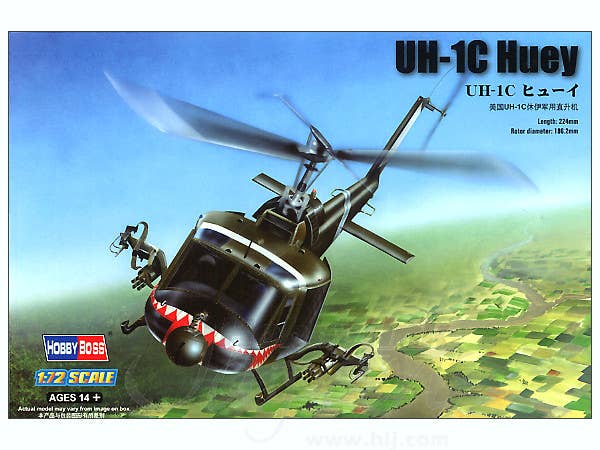 Hobby Boss 1/72 UH-1C Huey | 6939319272294