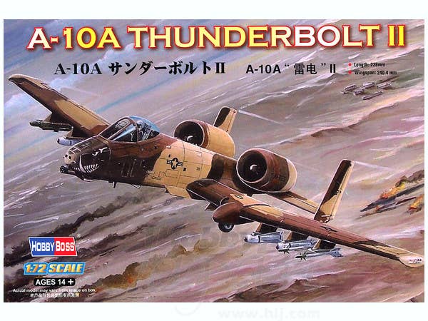 Hobby Boss 1/72 A-10A Thunderbolt II | 6939319202666
