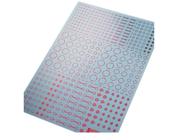 HiQ Parts Accent Decal A Foil Red (1pc) | 4573211373196