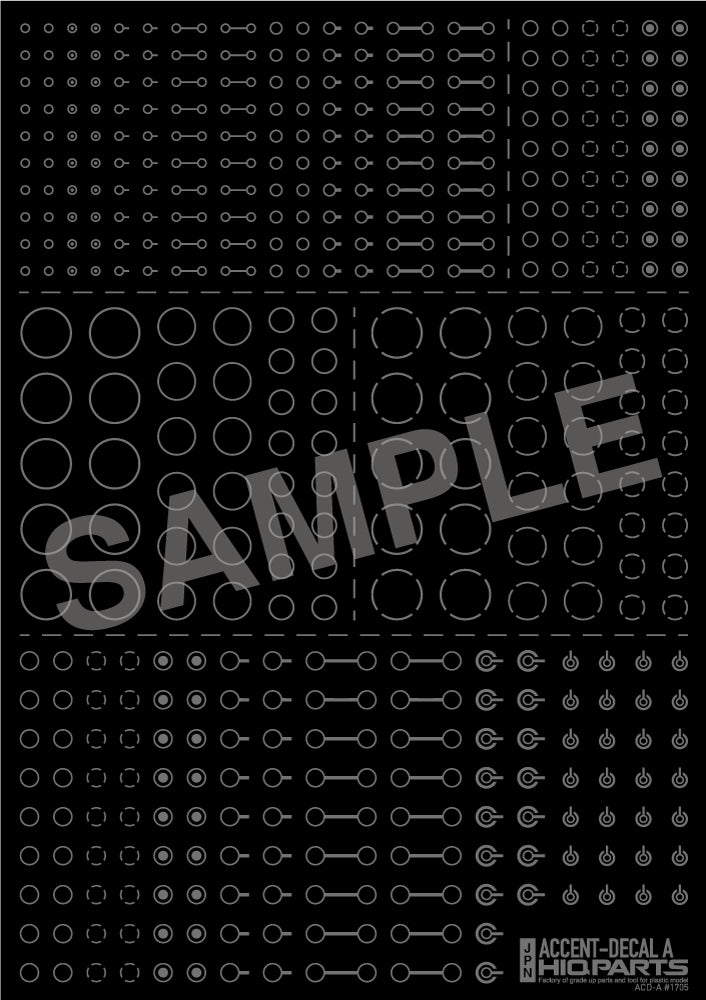 HiQ Parts Accent Decal A Gray (1pc)