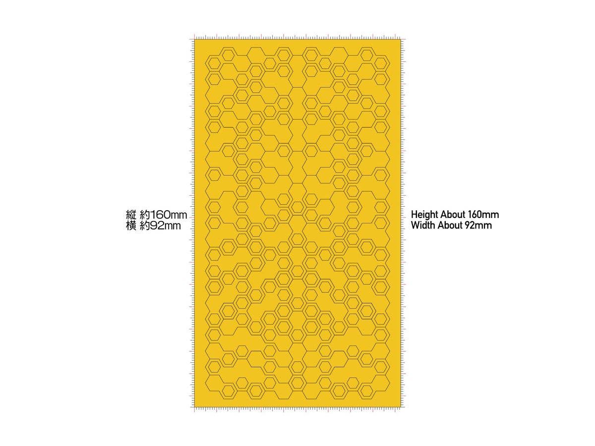 HiQ Parts Pre-cut Masking for Hexagon Camouflage (3pcs) | 4573211378153
