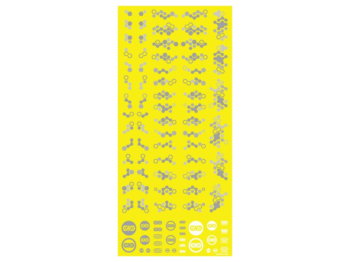 HiQ Parts Hex Camouflage Decal 2 Gray (1 sheet) | 4573211375435