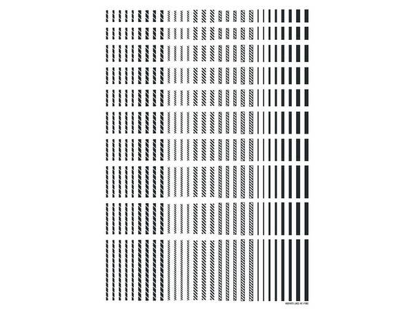 HiQ Parts Line Decal 2 Dark Gray (1pc) | 4573211373745