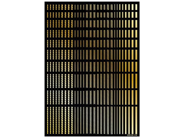 HiQ Parts Line Decal 2 Gold (1pc) | 4573211373936