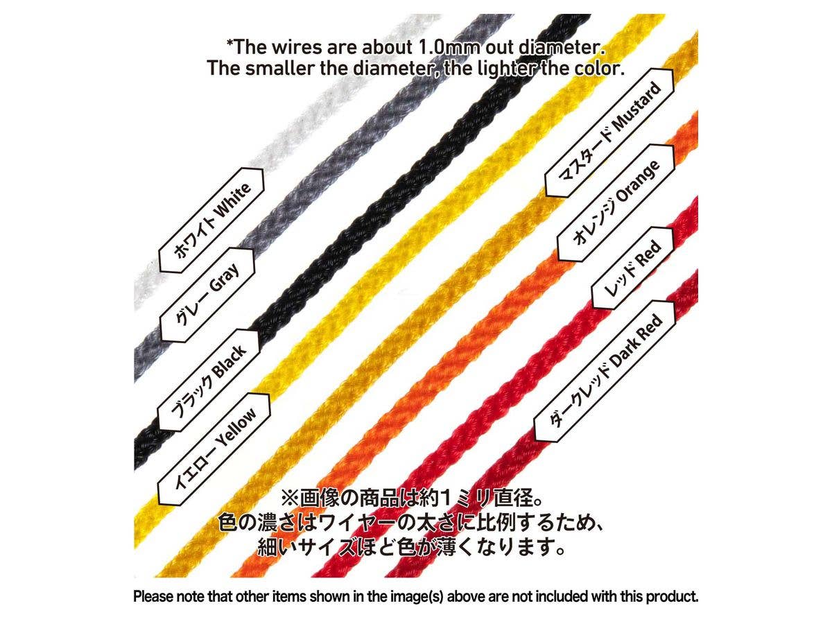 HiQ Parts Mesh Wire Orange 1.0mm (100cm) | 4573211375312