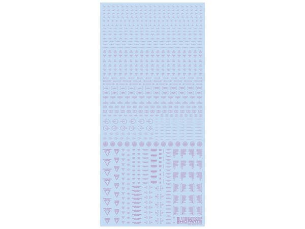 HiQ Parts 1/100 RB02 Caution Decal Pastel Violet (1pc) | 4573211371208
