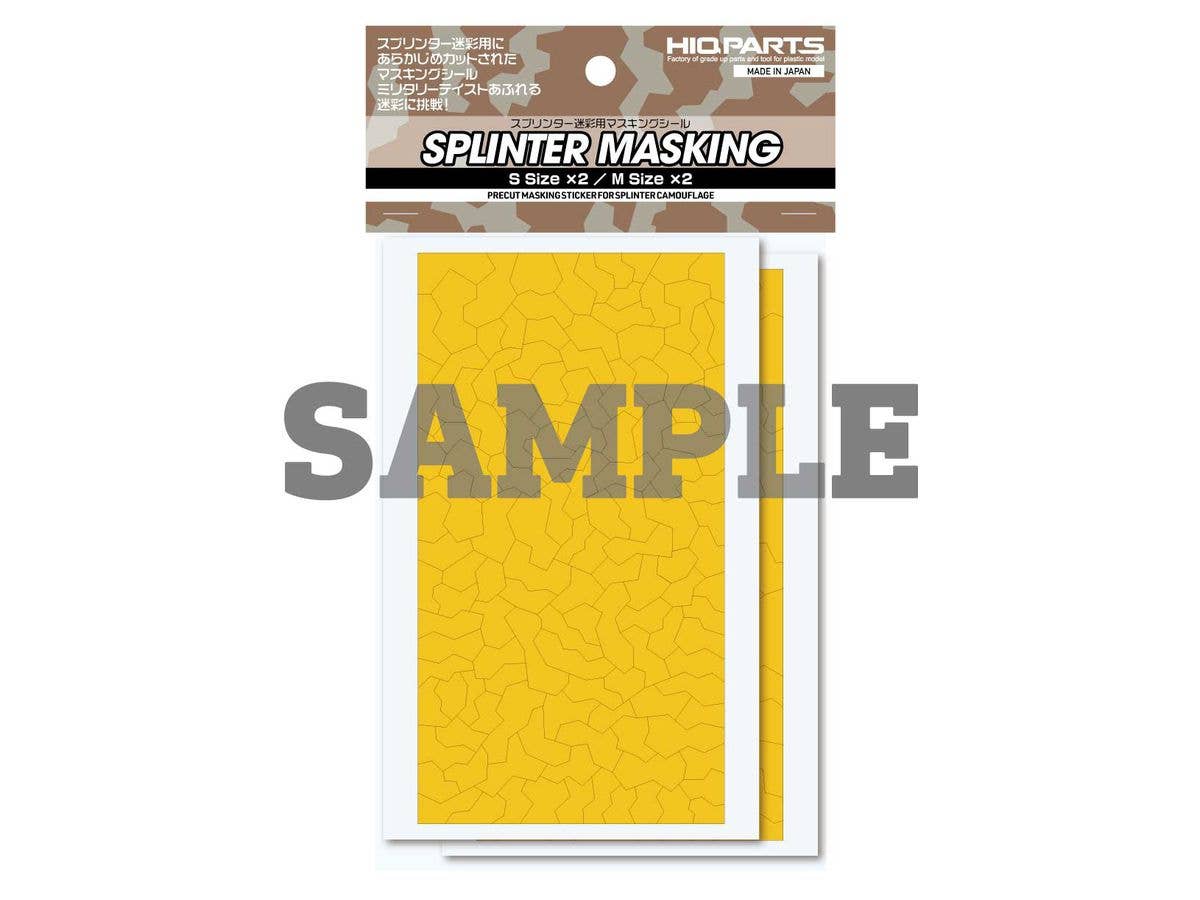HiQ Parts Pre-cut Masking for Splinter Camouflage (2 Each, Total 4pcs) | 4573211375022