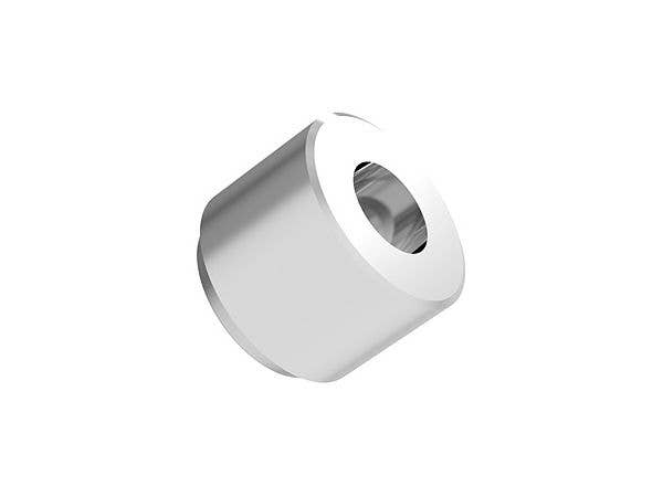HiQ Parts Twin Pipe 2 Silver 1.5mm (10pcs) | 4582370706615