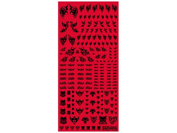 HiQ Parts Tattoo Decal 01 'Heart' Black (1pc) | 4573211372403