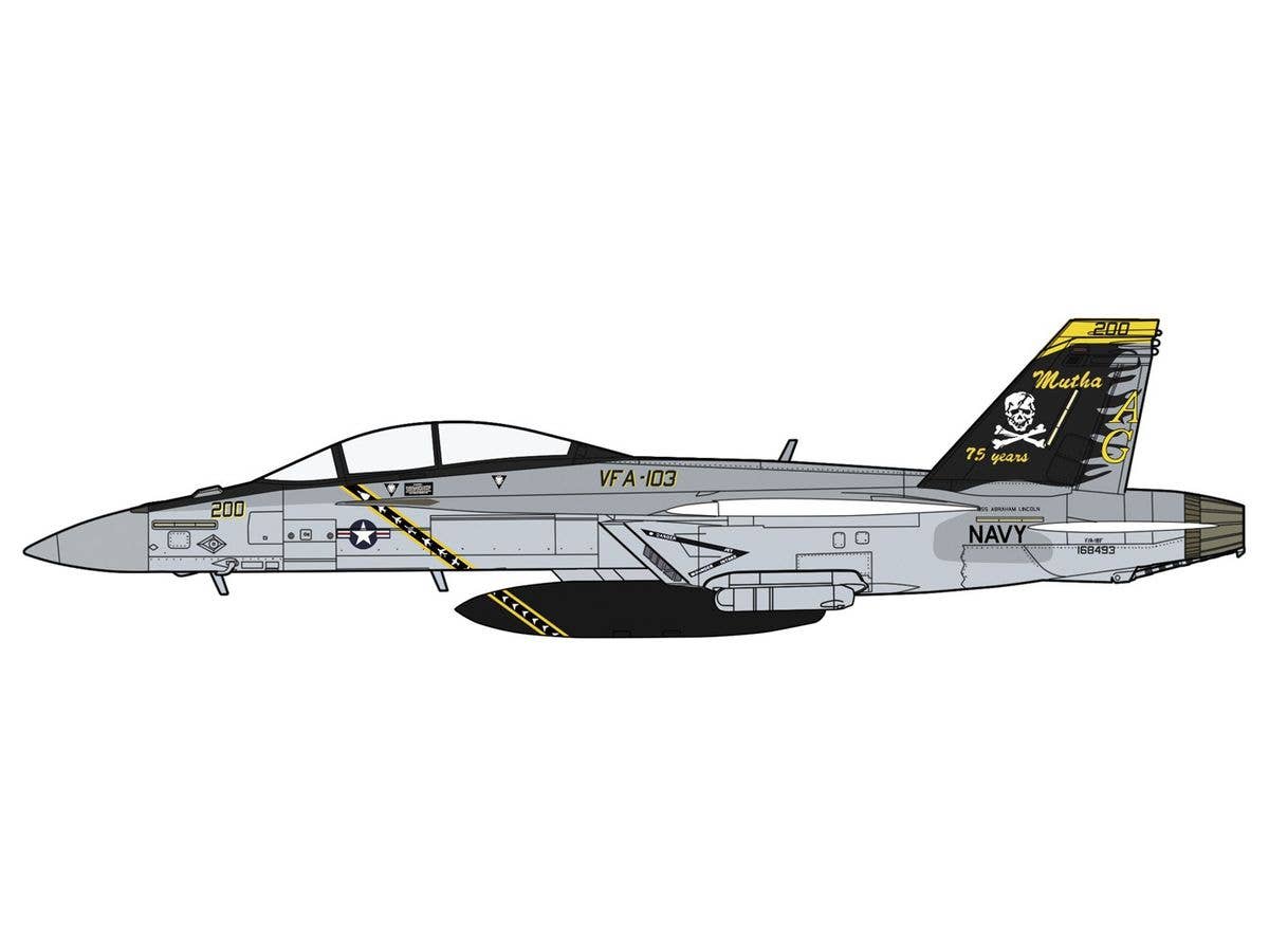 Hasegawa 1/72 F/A-18F Super Hornet VFA-103 Jolly Rogers | 4967834023802