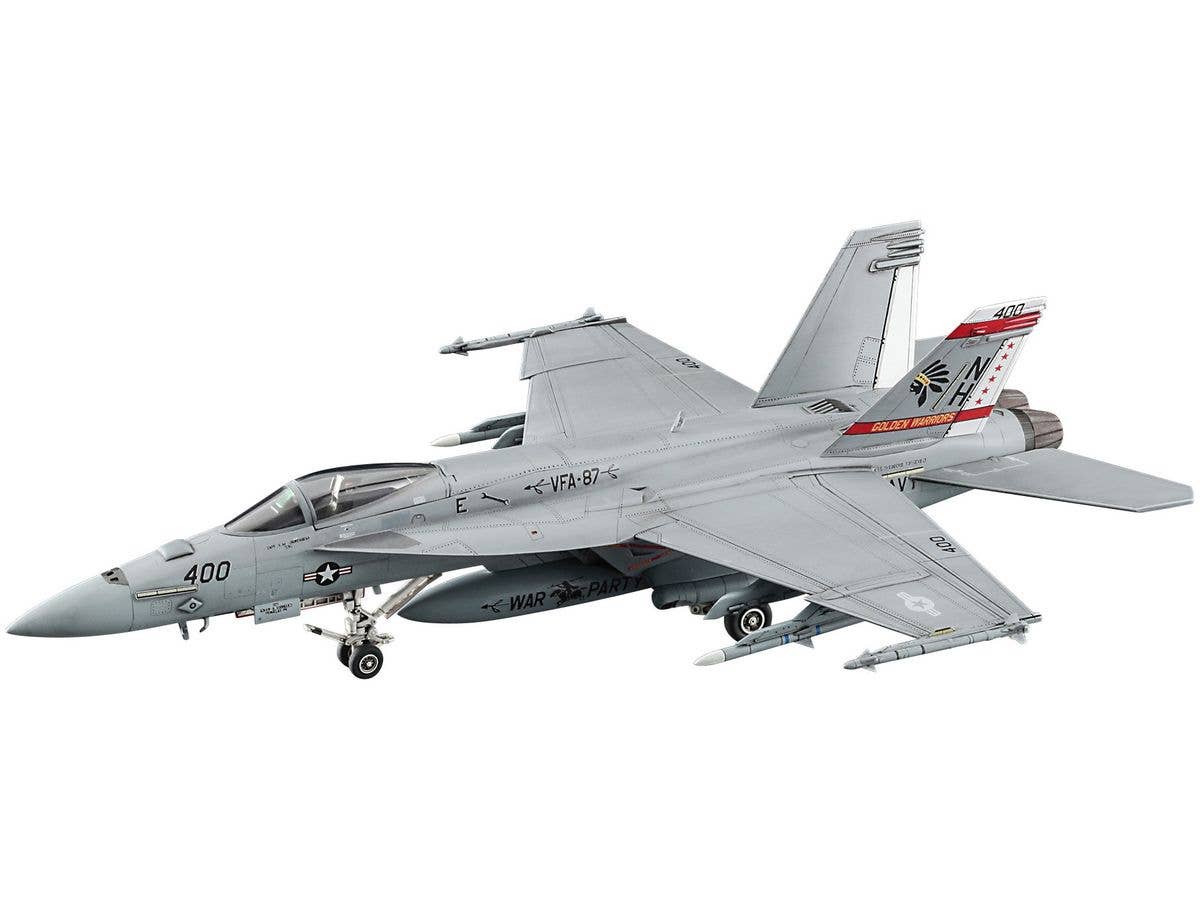 Hasegawa 1/72 F/A-18E Super Hornet `VFA-87 Golden Warriors CAG 2019` Jet | 4967834024175