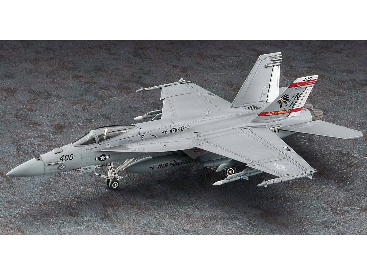 Hasegawa 1/72 F/A-18E Super Hornet `VFA-87 Golden Warriors CAG 2019` Jet | 4967834024175