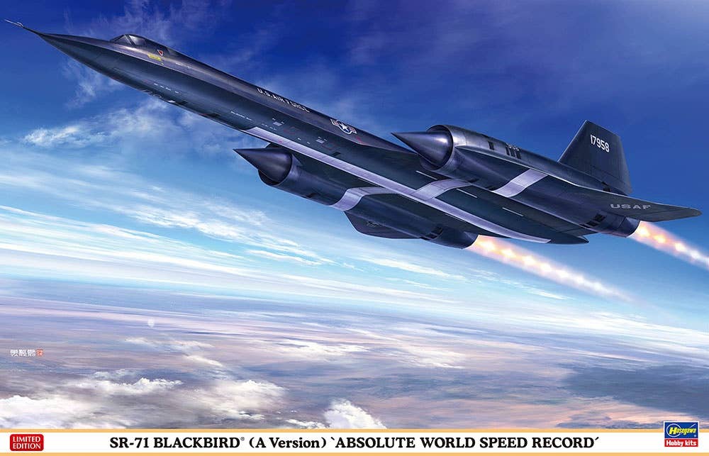Hasegawa 1/72 SR-71 Blackbird (A Version) "Absolute World Speed Record" | 4967834024250