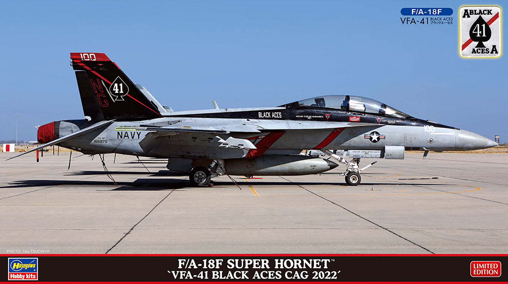 Hasegawa 1/72 F/A-18F Super Hornet™ “VFA-41 Black Aces Cag 2022” | 4967834024298