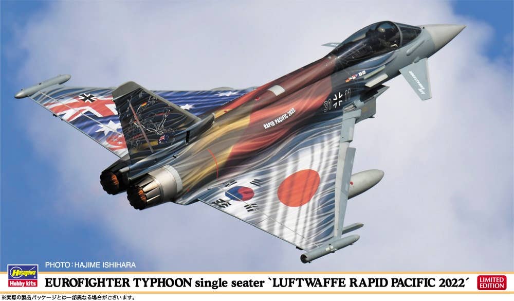 Hasegawa 1/72 Eurofighter Typhoon Single Seater “Luftwaffe Rapid Pacific 2022” | 4967834024304
