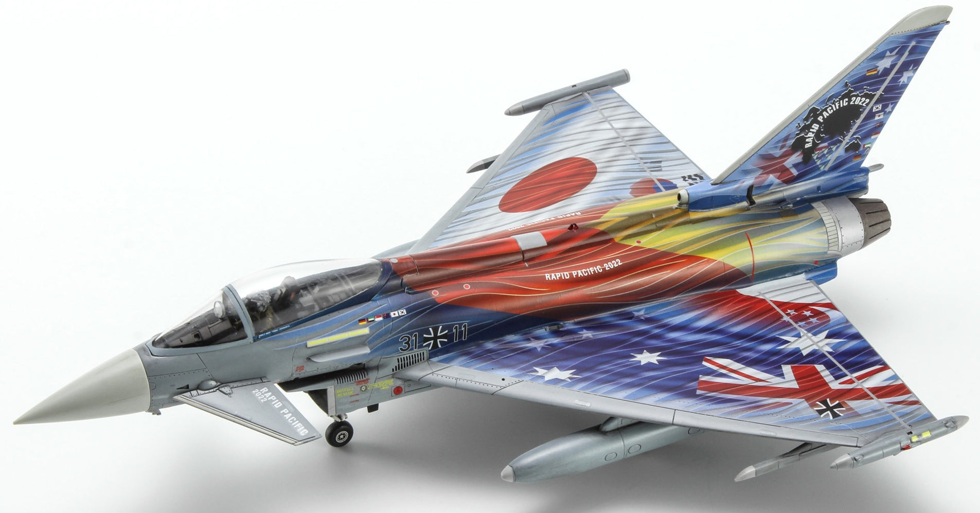 Hasegawa 1/72 Eurofighter Typhoon Single Seater “Luftwaffe Rapid Pacific 2022”
