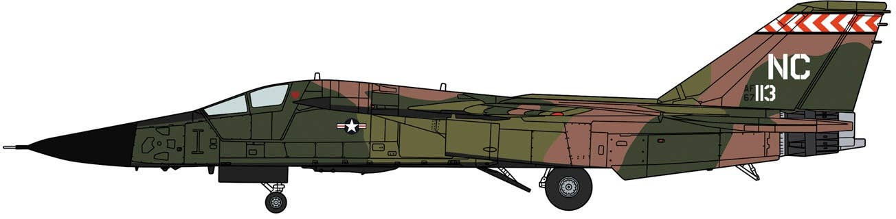 Hasegawa 1/72 F-111A AARDVARK VIETNAM WAR | 4967834024410