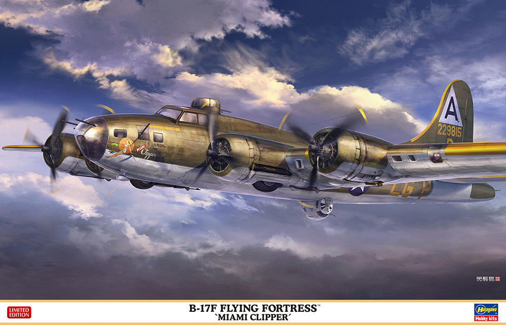 Hasegawa 1/72 B-17F FLYING FORTRESS "MIAMI CLIPPER" | 4967834024625