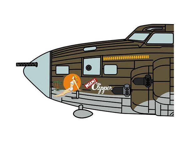 Hasegawa 1/72 B-17F FLYING FORTRESS "MIAMI CLIPPER" | 4967834024625