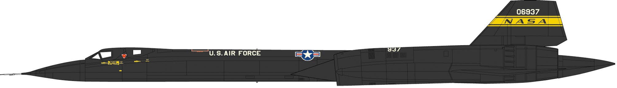 1/72 SR-71(YF-12C) BLACKBIRD NASA 1971 | 4967834024861