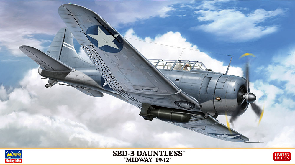 Hasegawa 1/48 SBD-3 Dauntless Midway | 4967834074989