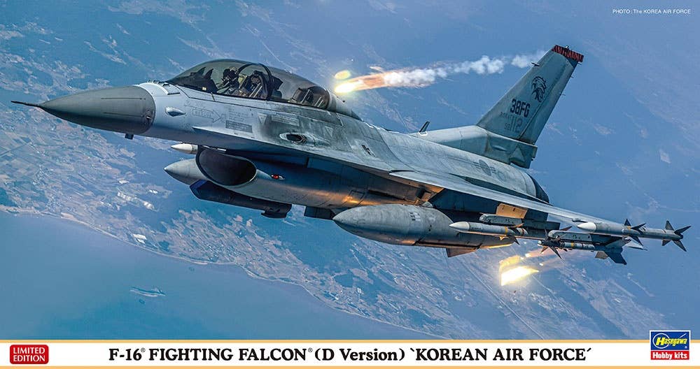 Hasegawa 1/48 F-16 Fighting Falcon (D Version) "Korean Air Force" | 4967834075122