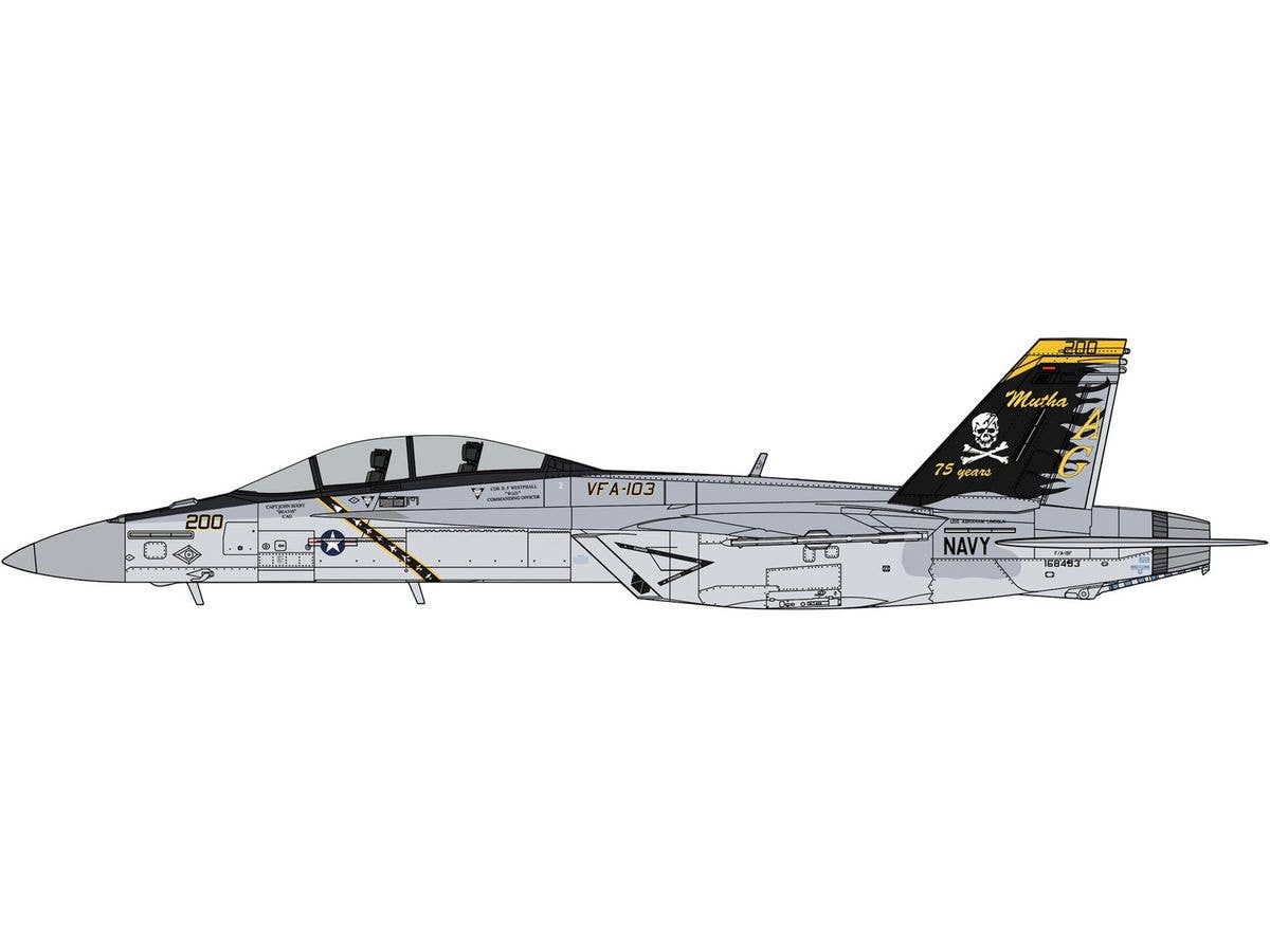 Hasegawa 1/48 F/A-18F SUPER HORNET "VFA-103 JOLLY ROGERS 75th ANNIVERSARY" | 4967834075528