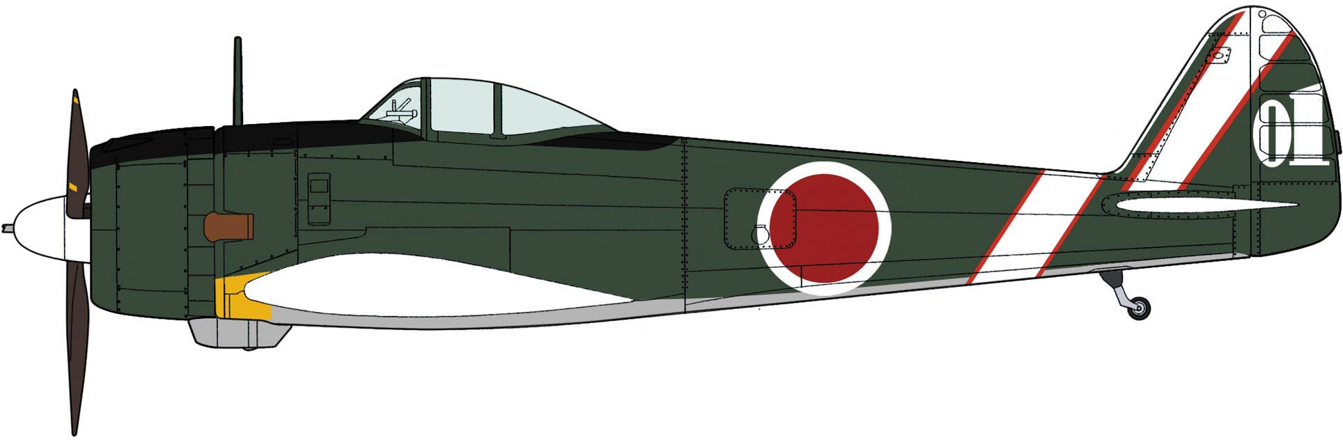 Hasegawa 1/48 Nakajima Ki43-II LATE VERSION HAYABUSA (OSCAR) 25th Flight Regiment No.01 | 4967834075535