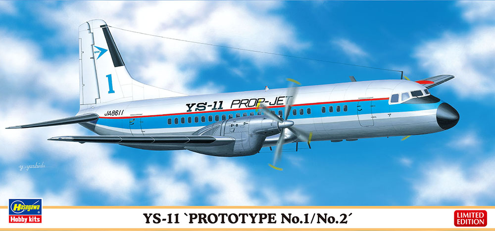 Hasegawa 1/144 YS-11 'Prototype No.1/No.2' | 4967834108363