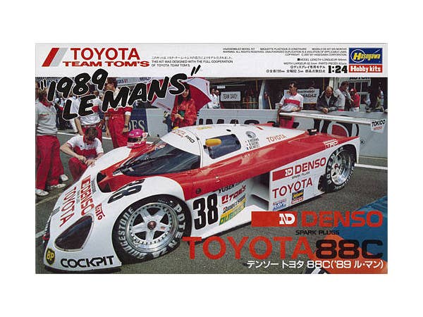 Hasegawa 1/24 Denso Toyota 88C ('89) Le Mans Scale Kit 2019 re-issue | 4967834202351