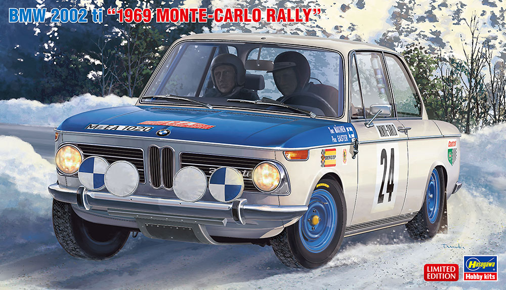Hasegawa 1/24 BMW 2002 ti "1969 MONTE-CARLO RALLY" | 4967834203327