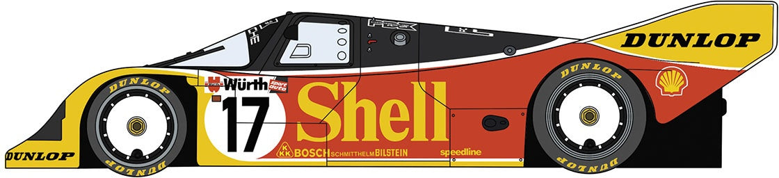 Hasegawa 1/24 Shell Porsche 962C