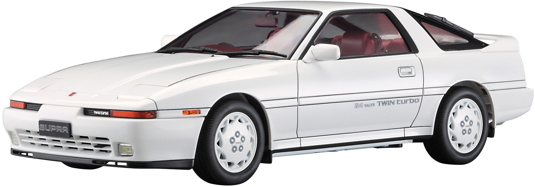 Hasegawa 1/24 TOYOTA SUPRA A70 GT TWIN TURBO 1989 WHITE PACKAGE