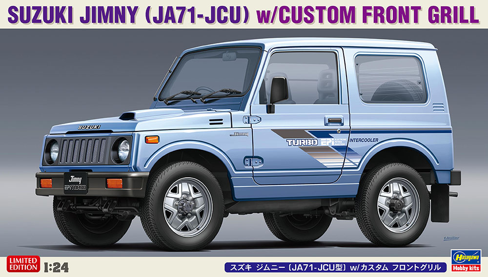Hasegawa 1/24 Suzuki Jimny (JA71-JCU) with Custom Front Grill | 4967834205093