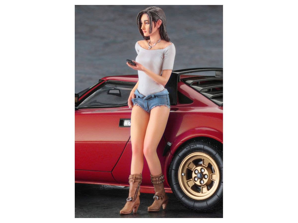 Hasegawa 1/24 Lancia Stratos HF 'Stradale' W/Italian Girl's Figure | 4967834205437