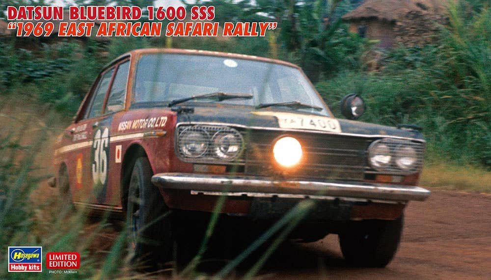 Hasegawa 1/24 Datsun Bluebird 1600 SSS "1969 East African Safari Rally" | 4967834205833