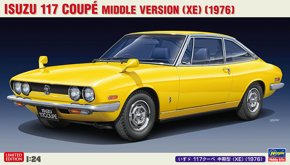 Hasegawa 1/24  ISUZU 117 COUPÉ MIDDLE VERSION (XE)(1976) | 4967834205994