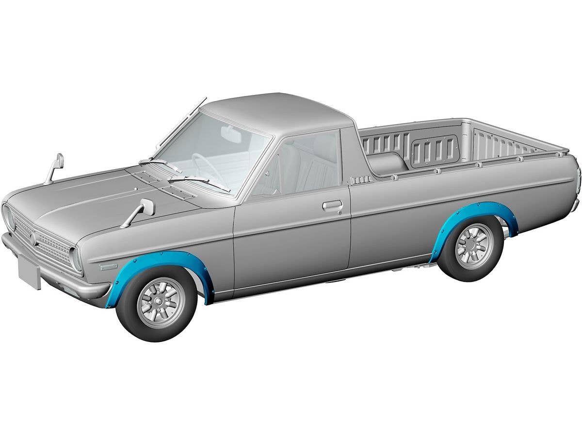 Hasegawa 1/24 Datsun Sunny Truck (GB120) "Early Version" w/Over Fender | 4967834206410