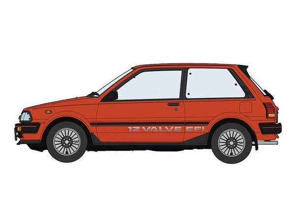Hasegawa 1/24 TOYOTA STARLET EP71 Si-Limited (3Door) MIDDLE VERSION "RED COLOR" | 4967834206601