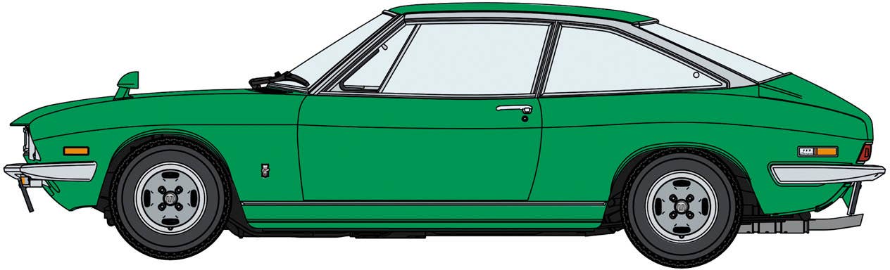 Hasegawa 1/24 ISUZU 117 COUPÉ MIDDLE VERSION (XE) "OLD EMBLEM" (1973) | 4967834206748