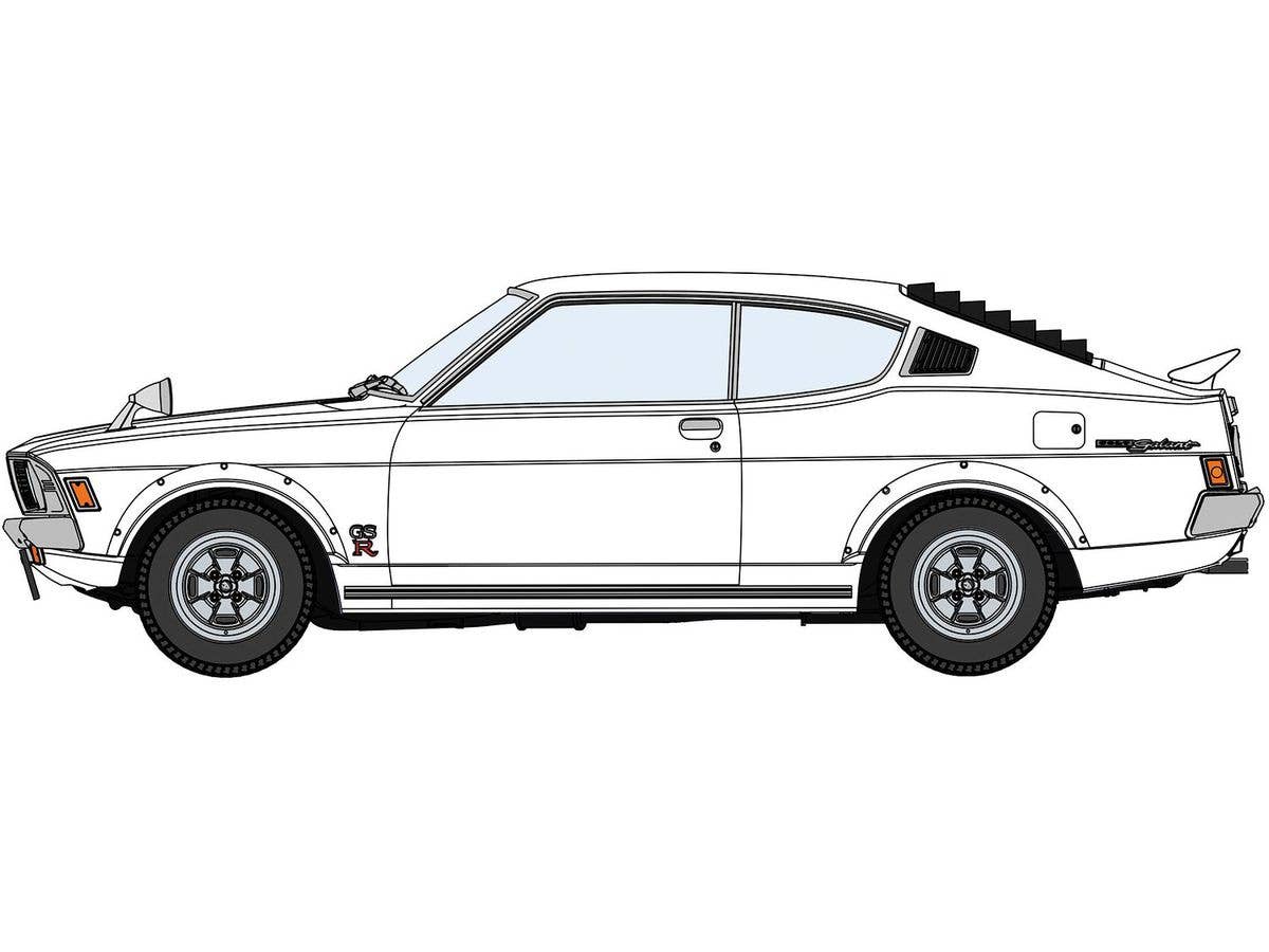 Hasegawa 1/24 MITSUBISHI GALANT GTO 2000GSR EARLY VERSION w/REAR WING | 4967834206786