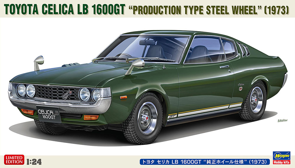 Hasegawa 1/24 TOYOTA CELICA LB 1600GT “PRODUCTION TYPE STEEL WHEEL” (1973) | 4967834207202