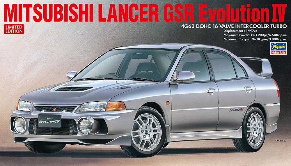 Hasegawa 1/24 MITSUBISHI LANCER GSR Evolution IV | 4967834207264