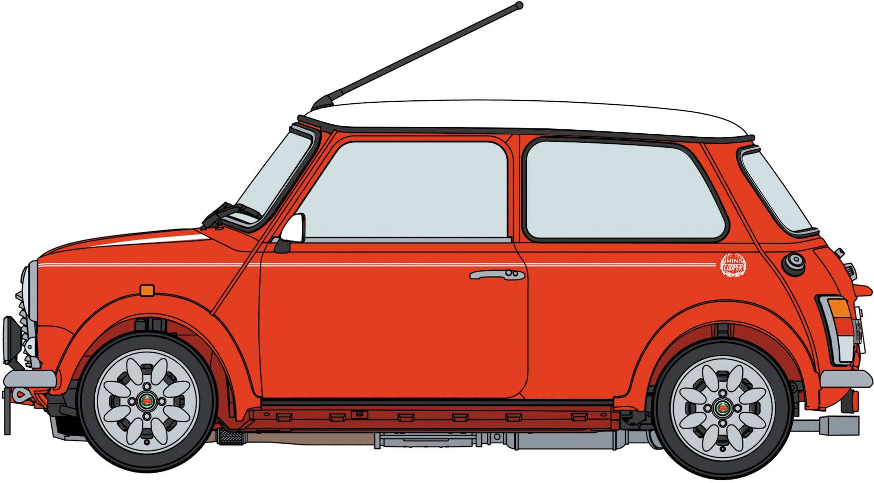 Hasegawa 1/24 MINI COOPER 40th ANNIVERSARY LIMITED (1999) | 4967834207394