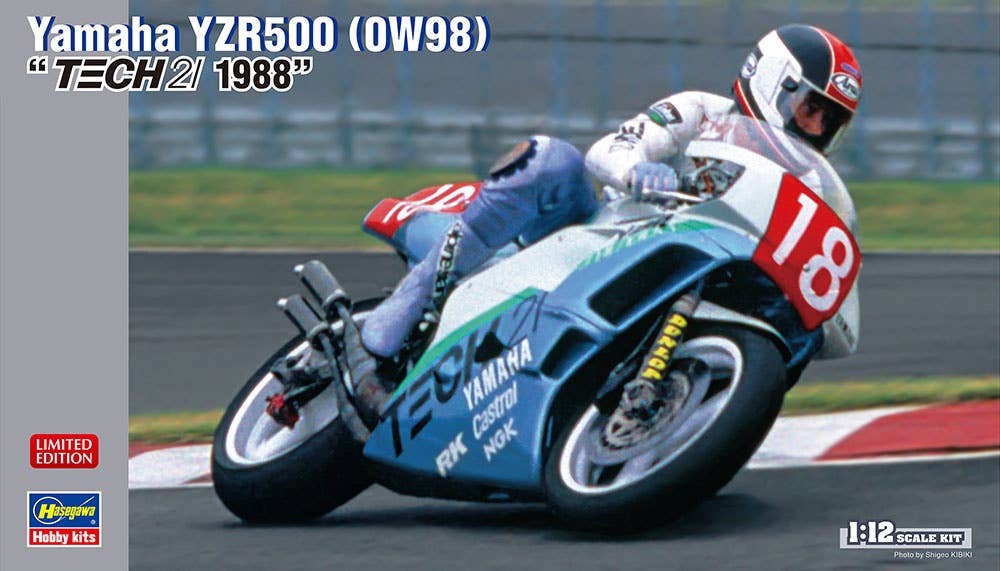 Hasegawa 1/12 Yamaha YZR500 (0W98)'TECH21 1988' | 4967834217270
