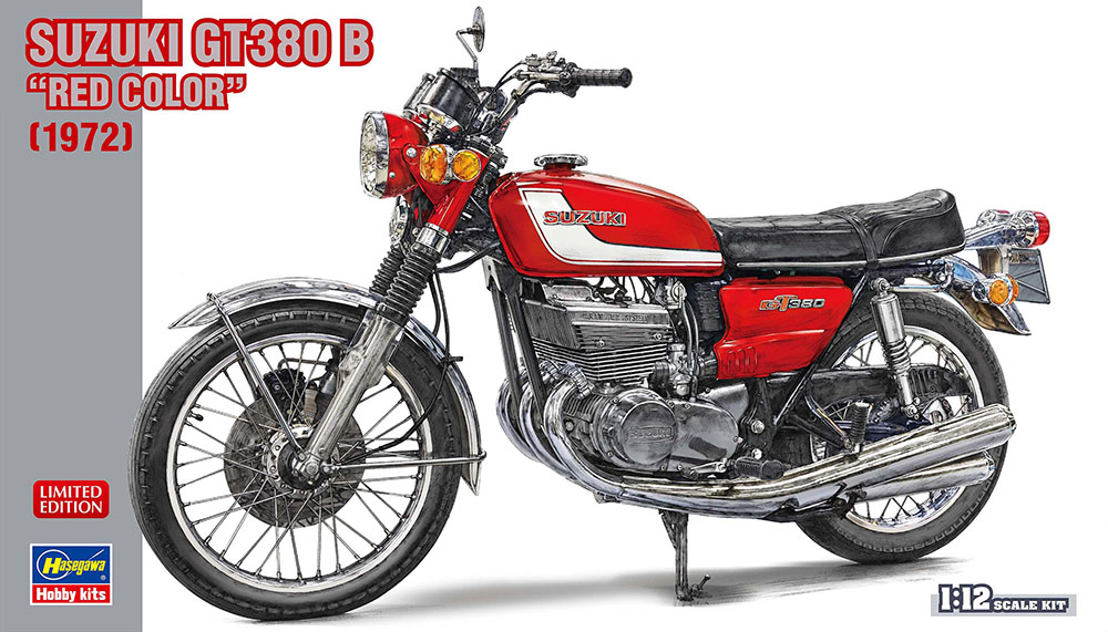 Hasegawa 1/12 SUZUKI GT380 B "RED COLOR" | 4967834217560