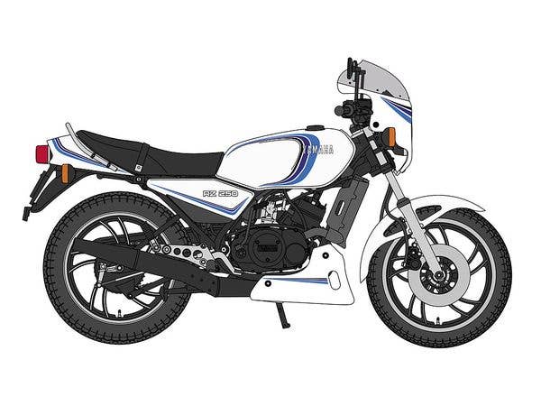 Hasegawa 1/12 Yamaha RZ250 (4L3) w/Cowl (1982) | 4967834217584