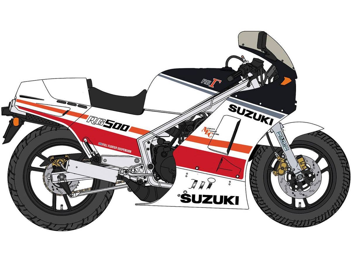 Hasegawa 1/12 SUZUKI RG500Γ LATE VERSION RED/WHITE COLOR | 4967834217645