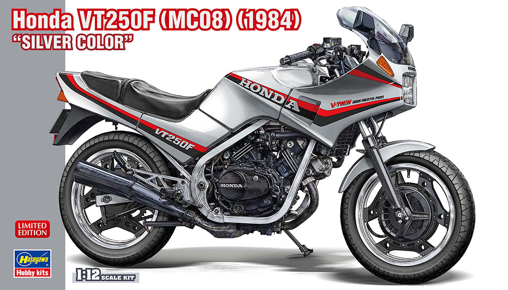 Hasegawa 1/12 Honda VT250F (MC08) (1984) "SILVER COLOR" | 4967834217713